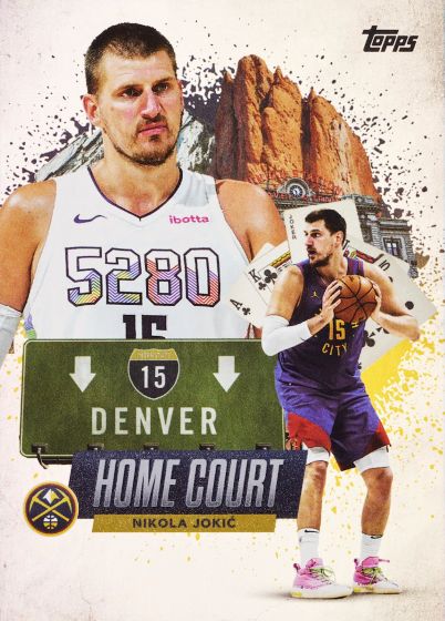 Nikola Jokic Home Court card from 2025-26 Topps Basketball