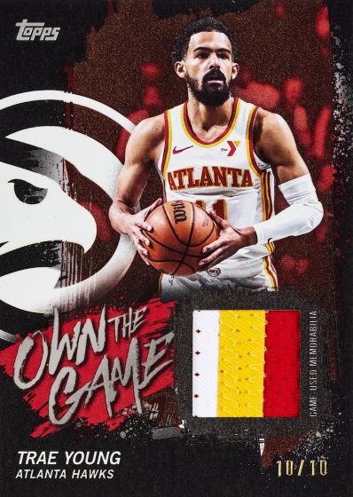 Trae Young Own the Game insert from 2025-26 Topps Basketball