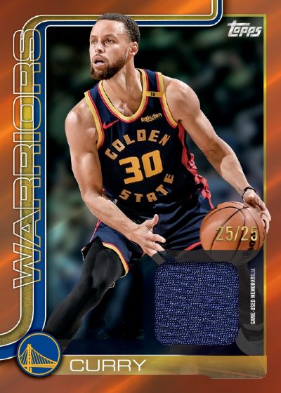 Stephen Curry Real One Relics card from 2025-26 Topps Basketball