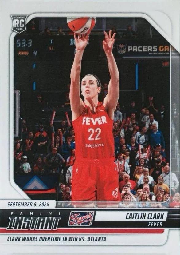2024 Panini Instant Caitlin Clark WNBA Rookie Card #204 Serial Numbered #/6675
