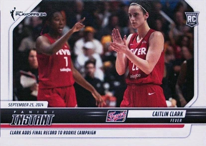 2024 Panini Instant Caitlin Clark WNBA Rookie Card #236 Serial Numbered #/11552